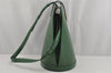 Authentic Louis Vuitton Epi Cluny Shoulder Bag Purse Green M52254 LV 0282K