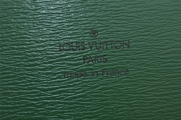 Authentic Louis Vuitton Epi Cluny Shoulder Bag Purse Green M52254 LV 0282K