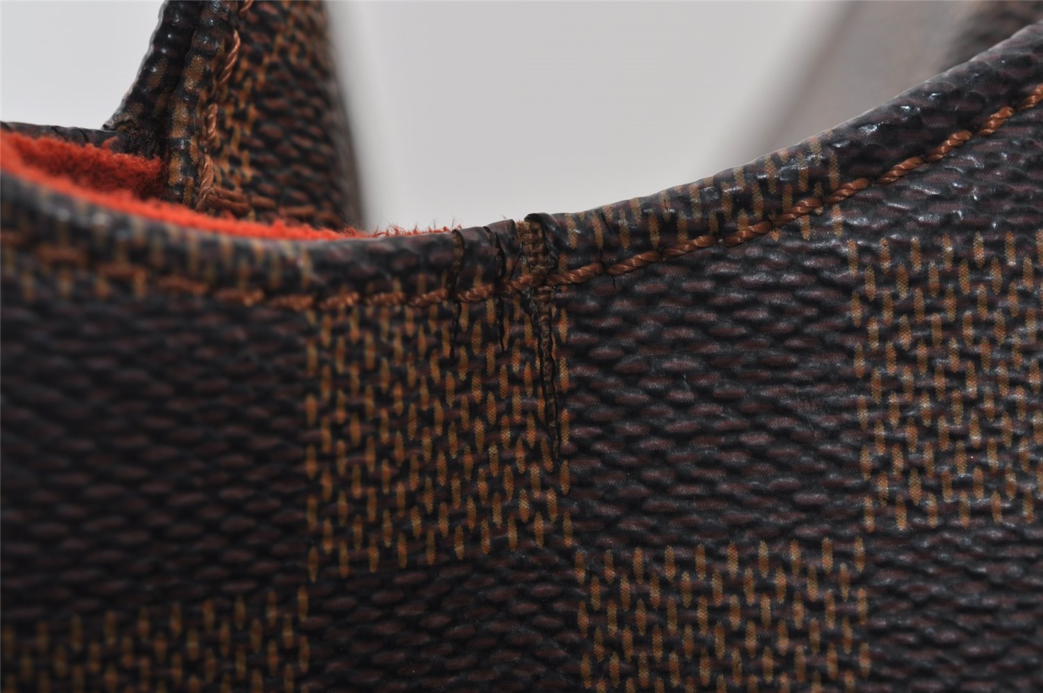 Authentic Louis Vuitton Damier Parioli GM Shoulder Tote Bag N51124 LV 0283J