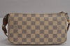 Authentic Louis Vuitton Damier Azur Pochette Accessoires Pouch N41207 LV 0283K