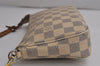 Authentic Louis Vuitton Damier Azur Pochette Accessoires Pouch N41207 LV 0283K