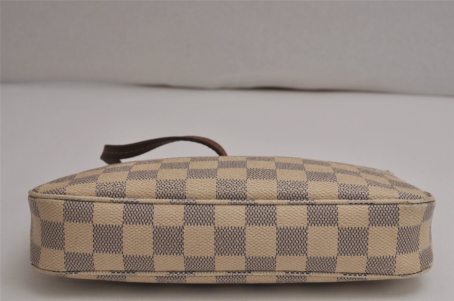 Authentic Louis Vuitton Damier Azur Pochette Accessoires Pouch N41207 LV 0283K