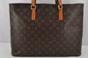 Authentic Louis Vuitton Monogram Luco Shoulder Tote Bag M51155 LV 0285K