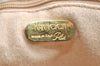 Authentic GUCCI Vintage GG Plus Shoulder Tote Bag GG PVC Leather Brown 0286J