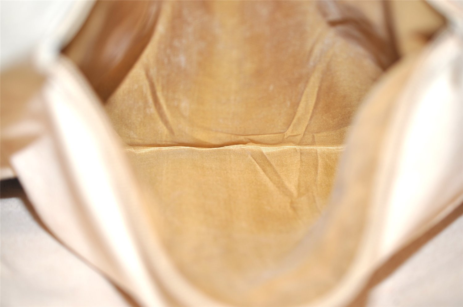 Authentic GUCCI Vintage GG Plus Shoulder Tote Bag GG PVC Leather Brown 0286J