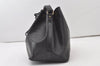Authentic Louis Vuitton Epi Petit Noe Shoulder Drawstring Bag M59012 Black 0287J