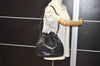 Authentic Louis Vuitton Epi Petit Noe Shoulder Drawstring Bag M59012 Black 0287J