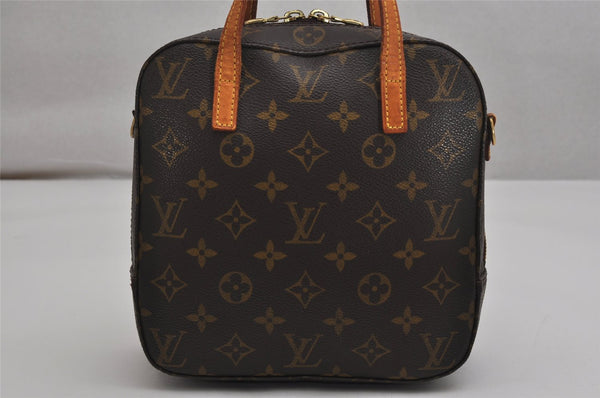 Authentic Louis Vuitton Monogram Spontini 2Way Hand Bag M47500 LV Junk 0287K