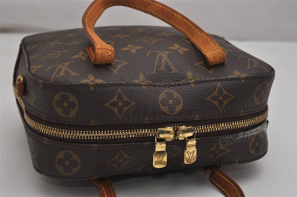 Authentic Louis Vuitton Monogram Spontini 2Way Hand Bag M47500 LV Junk 0287K