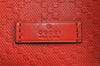 Authentic GUCCI Bright Diamante Shoulder Drawstring Bag Leather 354229 Red 0288K