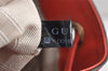 Authentic GUCCI Bright Diamante Shoulder Drawstring Bag Leather 354229 Red 0288K