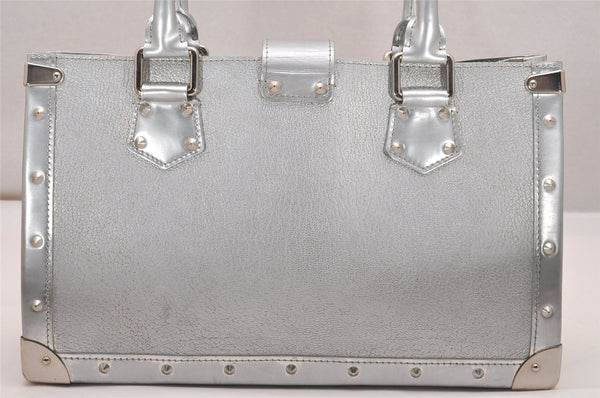 Authentic Louis Vuitton Suhali Fabureau Shoulder Hand Bag Purse Silver LV 0289J