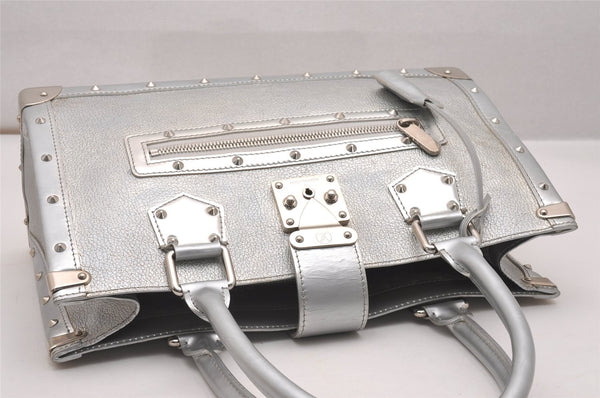 Authentic Louis Vuitton Suhali Fabureau Shoulder Hand Bag Purse Silver LV 0289J