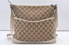 Authentic GUCCI Shoulder Cross Body Bag GG Canvas Leather 145857 Brown 0289K