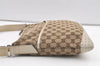 Authentic GUCCI Shoulder Cross Body Bag GG Canvas Leather 145857 Brown 0289K