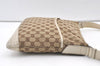 Authentic GUCCI Shoulder Cross Body Bag GG Canvas Leather 145857 Brown 0289K
