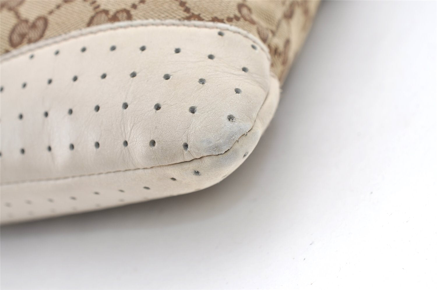 Authentic GUCCI Shoulder Cross Body Bag GG Canvas Leather 145857 Brown 0289K