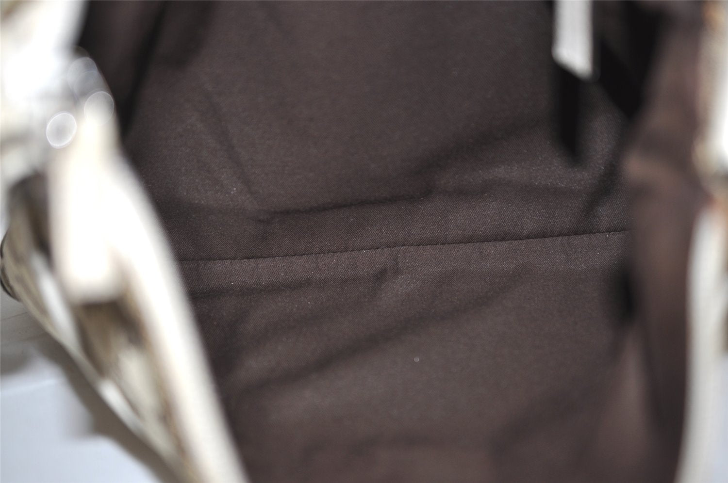 Authentic GUCCI Shoulder Cross Body Bag GG Canvas Leather 145857 Brown 0289K