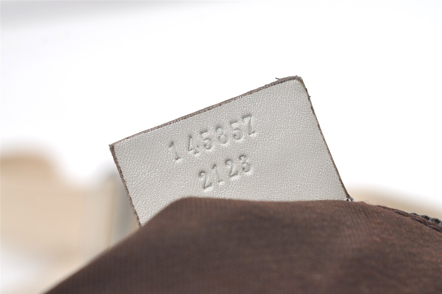 Authentic GUCCI Shoulder Cross Body Bag GG Canvas Leather 145857 Brown 0289K