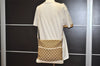 Authentic GUCCI Shoulder Cross Body Bag GG Canvas Leather 145857 Brown 0289K