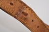 Authentic Louis Vuitton Leather Shoulder Strap Beige 40.9-48" LV 0291J