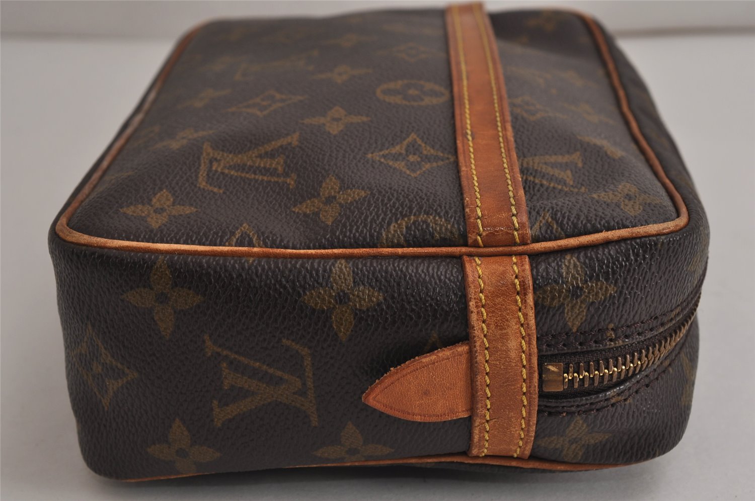 Authentic Louis Vuitton Monogram Compiegne 23 Clutch Hand Bag M51847 LV 0291K