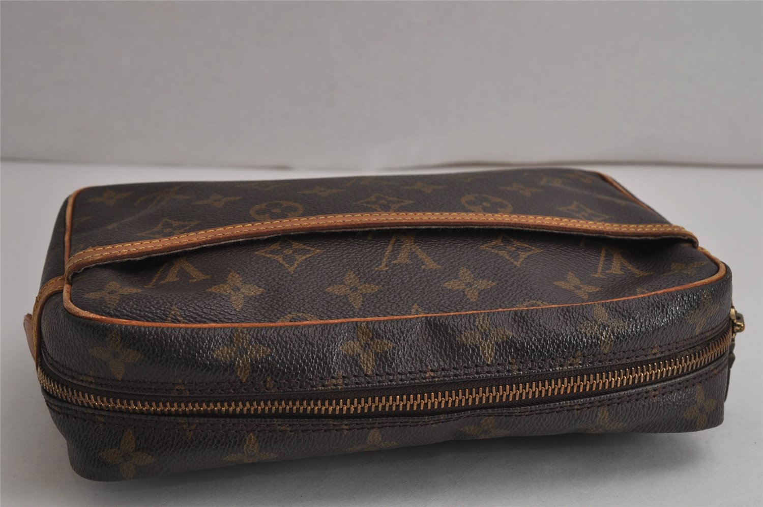 Authentic Louis Vuitton Monogram Compiegne 23 Clutch Hand Bag M51847 LV 0291K