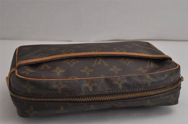 Authentic Louis Vuitton Monogram Compiegne 23 Clutch Hand Bag M51847 LV 0291K
