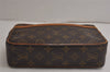 Authentic Louis Vuitton Monogram Compiegne 23 Clutch Hand Bag M51847 LV 0291K