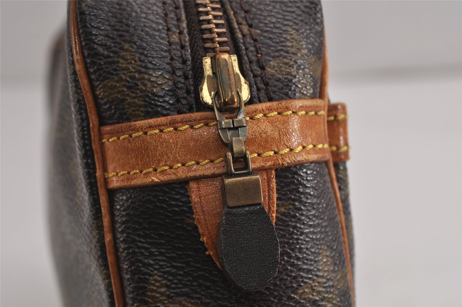 Authentic Louis Vuitton Monogram Compiegne 23 Clutch Hand Bag M51847 LV 0291K