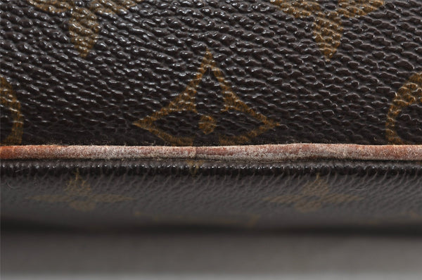 Authentic Louis Vuitton Monogram Compiegne 23 Clutch Hand Bag M51847 LV 0291K