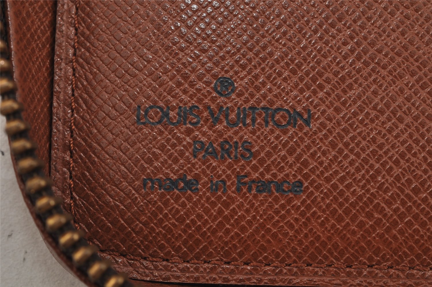 Authentic Louis Vuitton Monogram Agenda GM Zip Notebook Cover LV 0292K