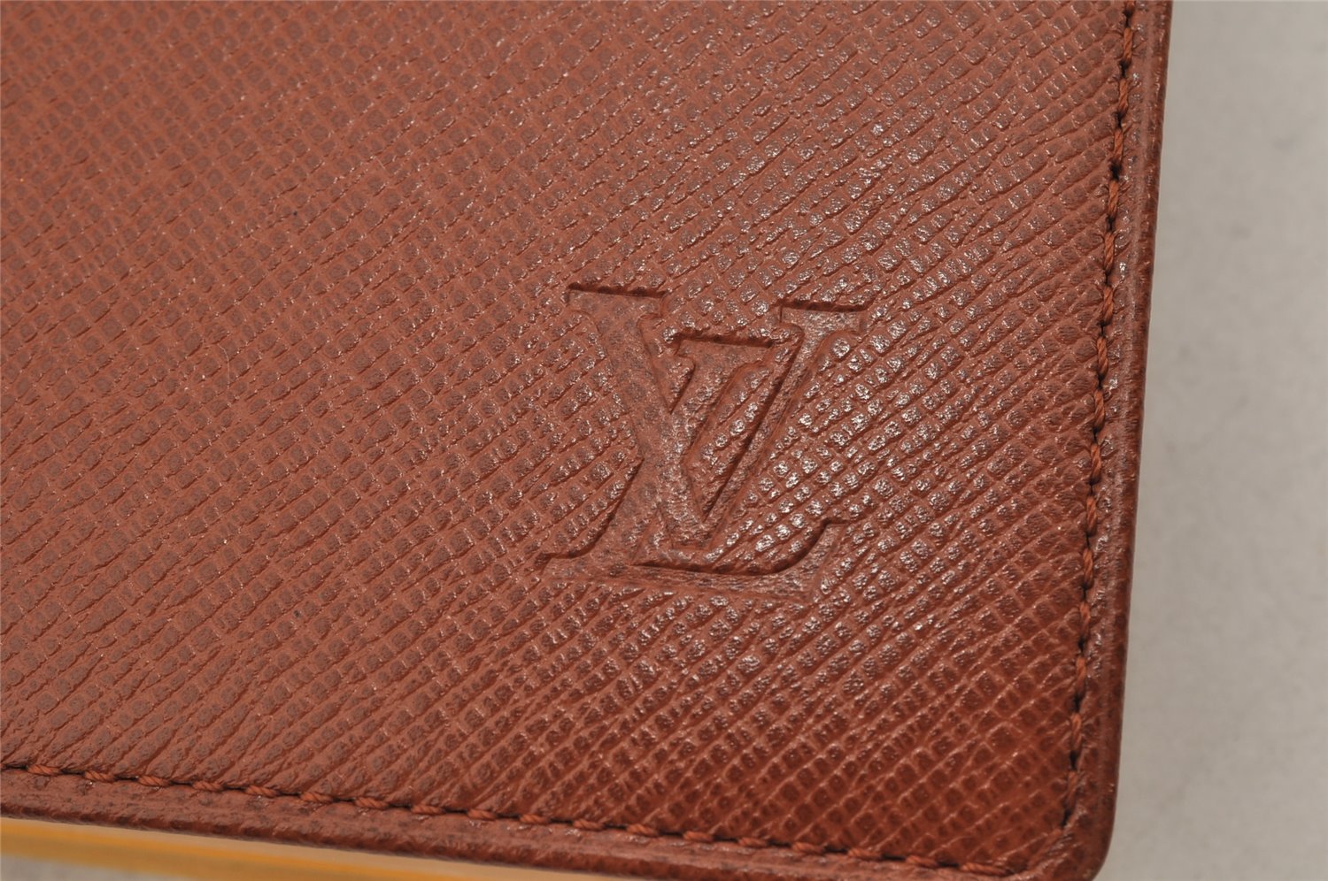 Authentic Louis Vuitton Monogram Agenda GM Zip Notebook Cover LV 0292K