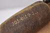 Authentic GUCCI Web Sherry Line Shoulder Tote Bag GG PVC Leather Brown 0293J
