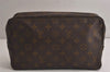 Auth Louis Vuitton Monogram Trousse Toilette 28 Clutch Hand Bag Old Model 0293K