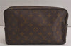 Auth Louis Vuitton Monogram Trousse Toilette 28 Clutch Hand Bag Old Model 0293K