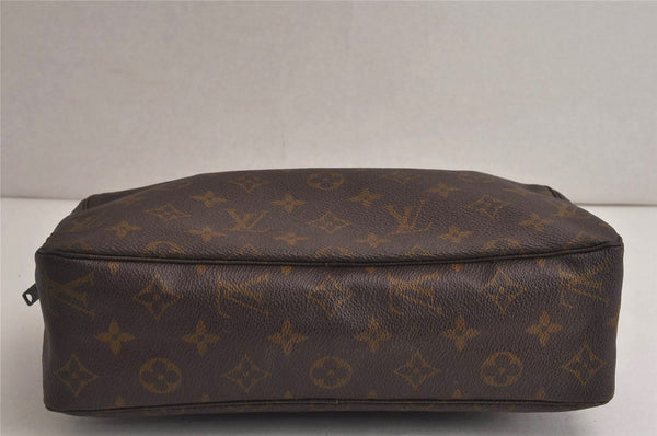 Auth Louis Vuitton Monogram Trousse Toilette 28 Clutch Hand Bag Old Model 0293K