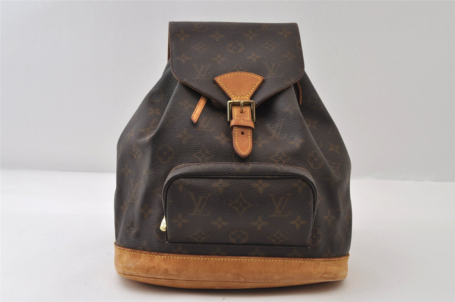 Authentic Louis Vuitton Monogram Montsouris MM Backpack M51136 LV 0295J