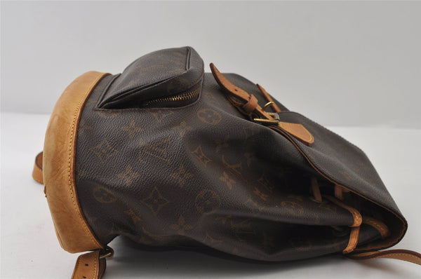 Authentic Louis Vuitton Monogram Montsouris MM Backpack M51136 LV 0295J