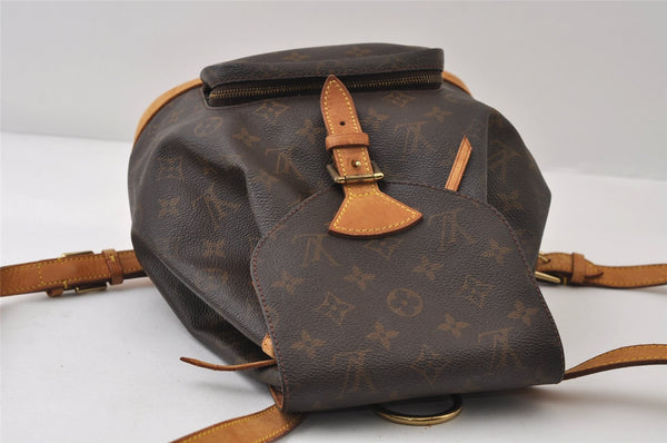 Authentic Louis Vuitton Monogram Montsouris MM Backpack M51136 LV 0295J