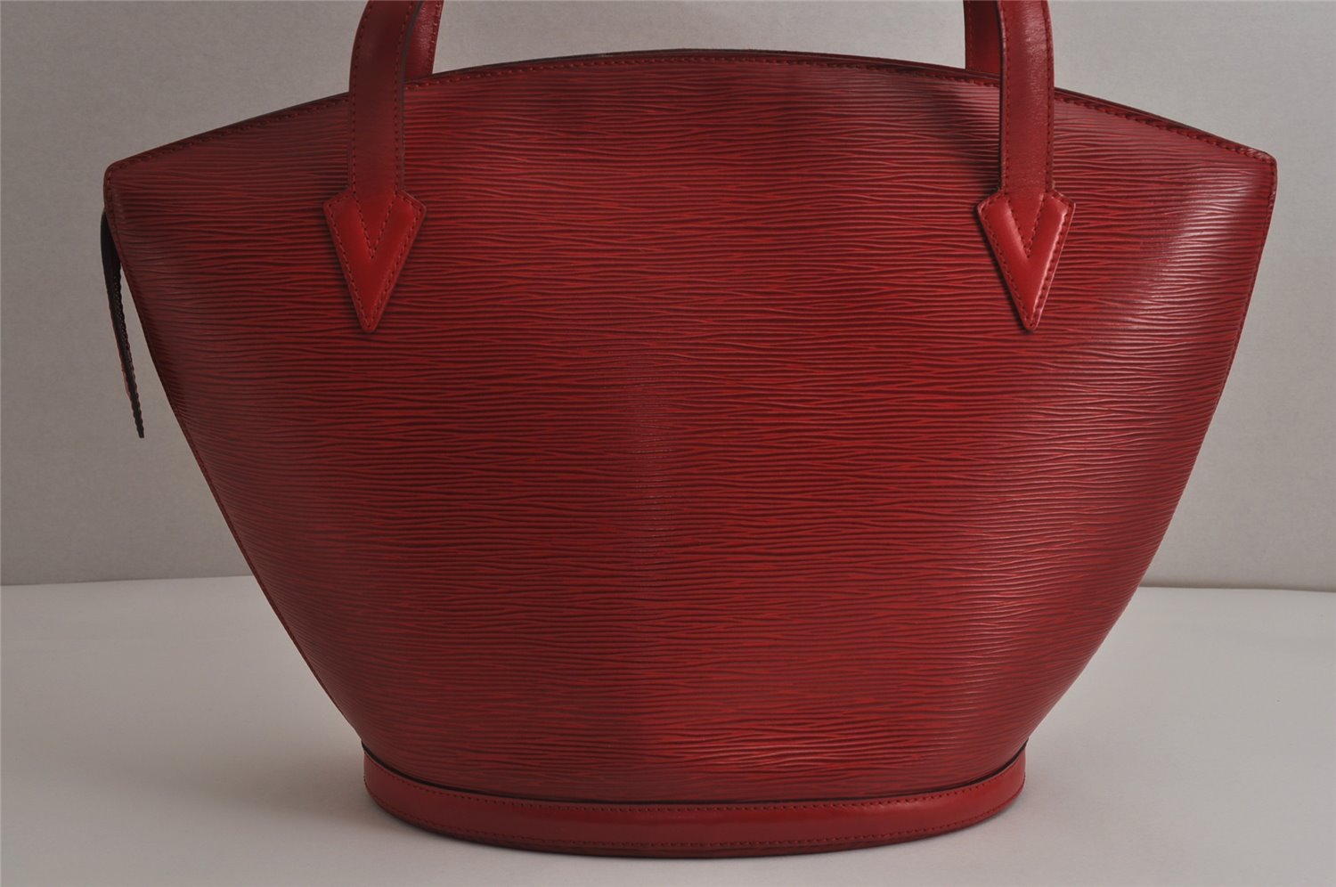 Auth Louis Vuitton Epi Saint Jacques Shopping Shoulder Bag Red M52267 LV 0295K