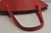 Auth Louis Vuitton Epi Saint Jacques Shopping Shoulder Bag Red M52267 LV 0295K