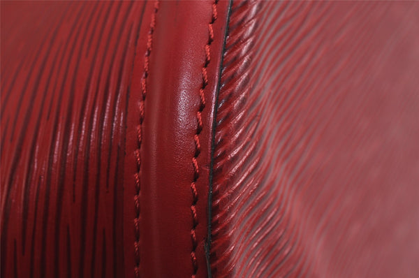 Auth Louis Vuitton Epi Saint Jacques Shopping Shoulder Bag Red M52267 LV 0295K