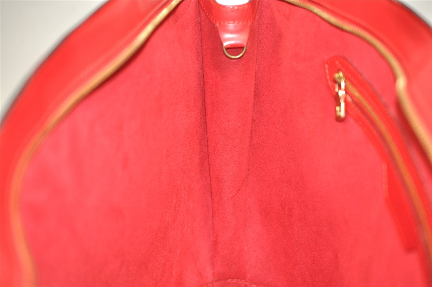 Auth Louis Vuitton Epi Saint Jacques Shopping Shoulder Bag Red M52267 LV 0295K