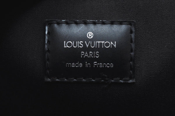Authentic Louis Vuitton Epi Bowling Montaigne GM Hand Bag Black M59312 LV 0296I
