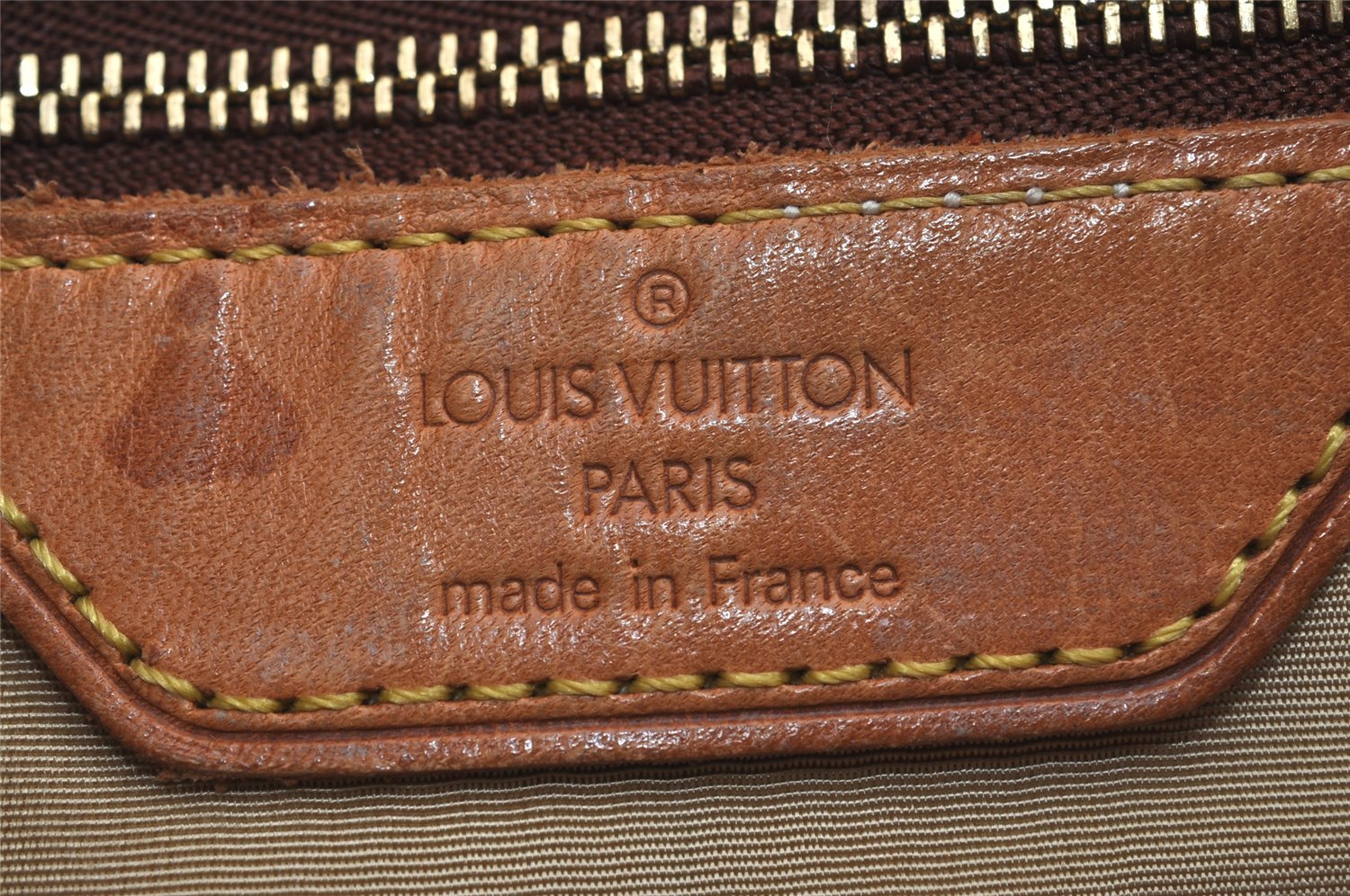 Authentic Louis Vuitton Monogram Bucket PM Shoulder Tote Bag M42238 LV 0296K