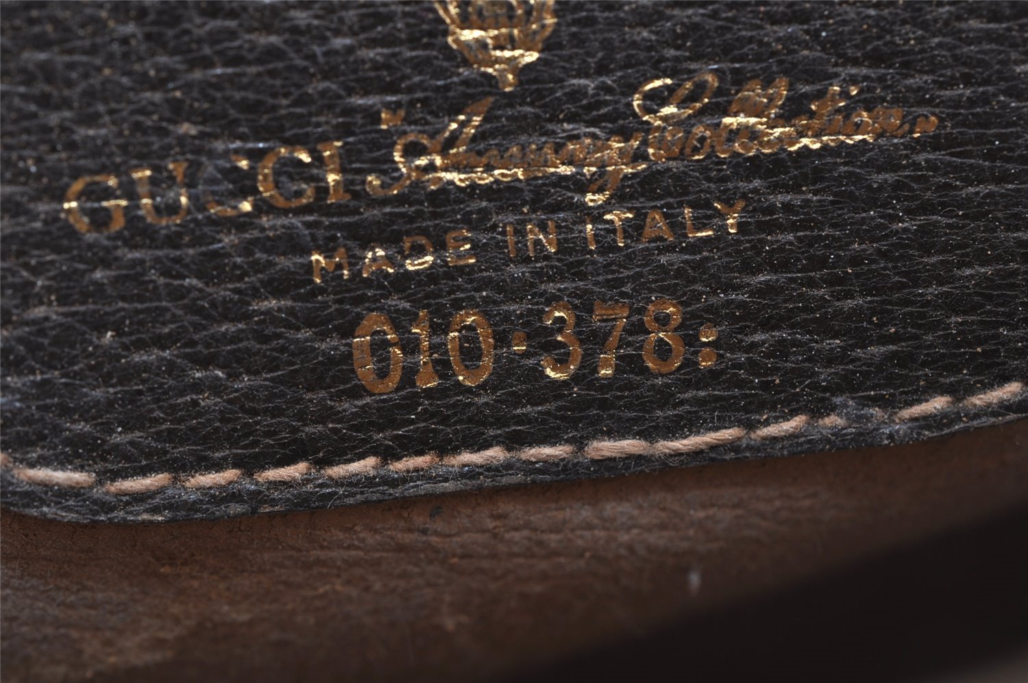 Authentic GUCCI Clutch Hand Bag Purse GG PVC Leather Brown Junk 0298J