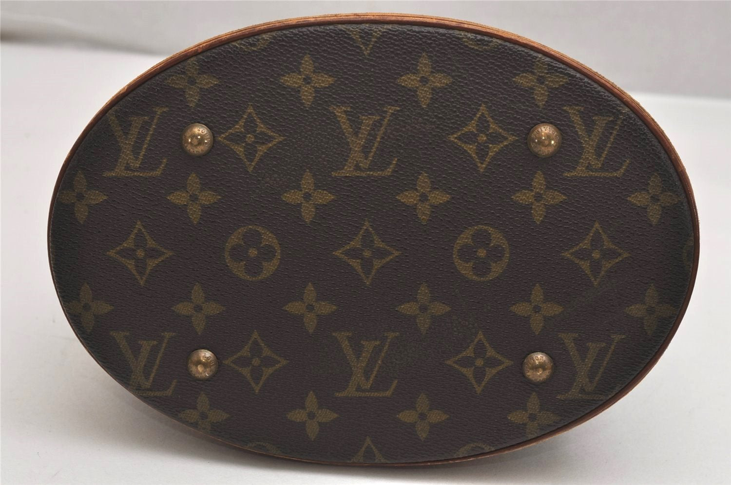 Authentic Louis Vuitton Monogram Bucket PM Shoulder Tote Bag Old Model LV 0298K