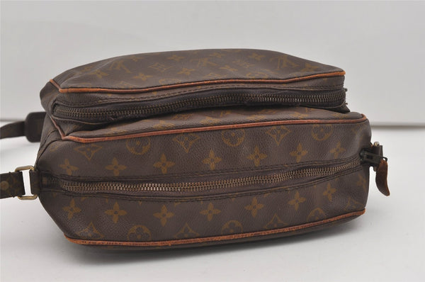 Authentic Louis Vuitton Monogram Nile Shoulder Cross Body Bag Old Model LV 0299J