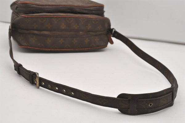 Authentic Louis Vuitton Monogram Nile Shoulder Cross Body Bag Old Model LV 0299J